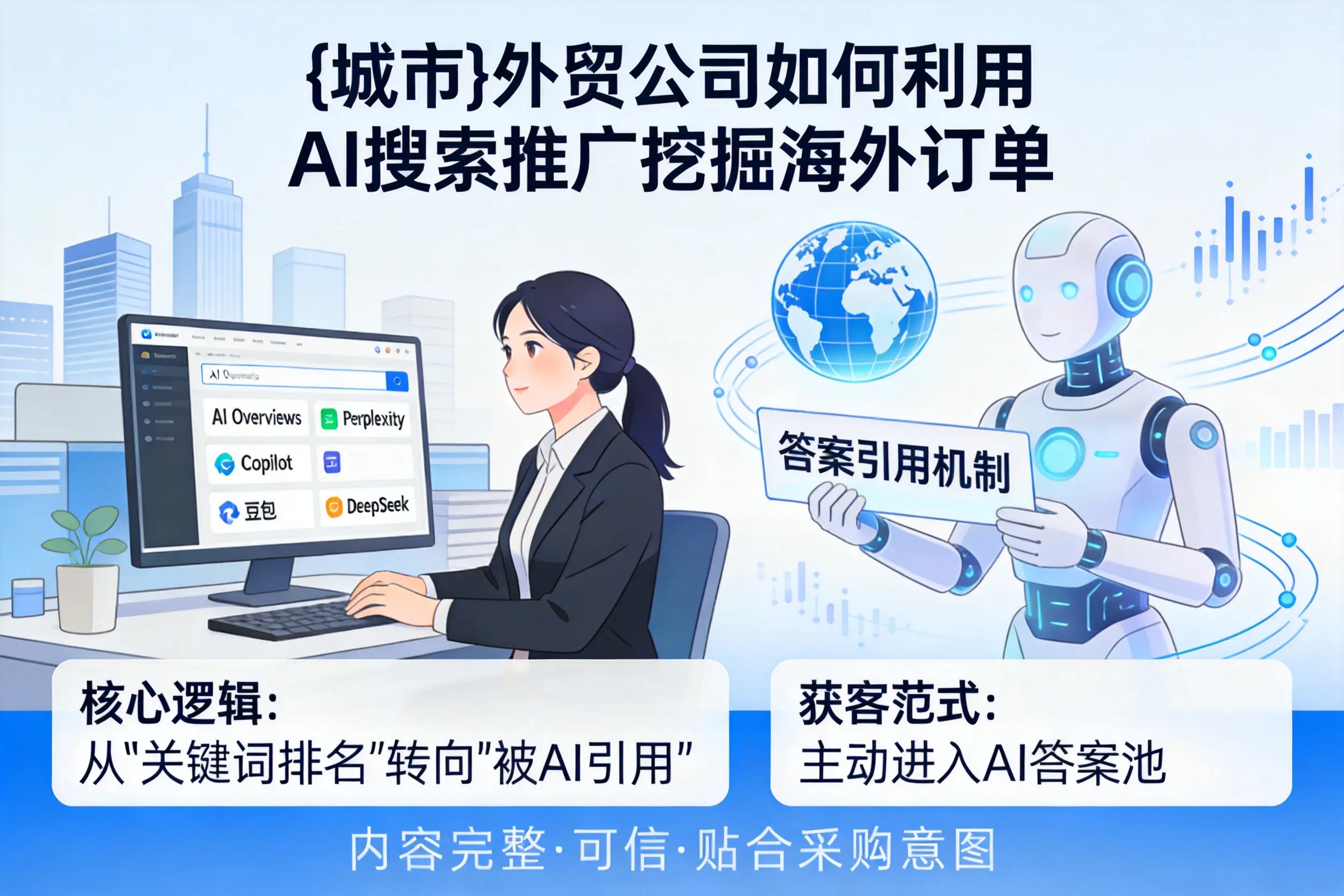 许昌外贸公司如何利用AI搜索推广挖掘海外订单