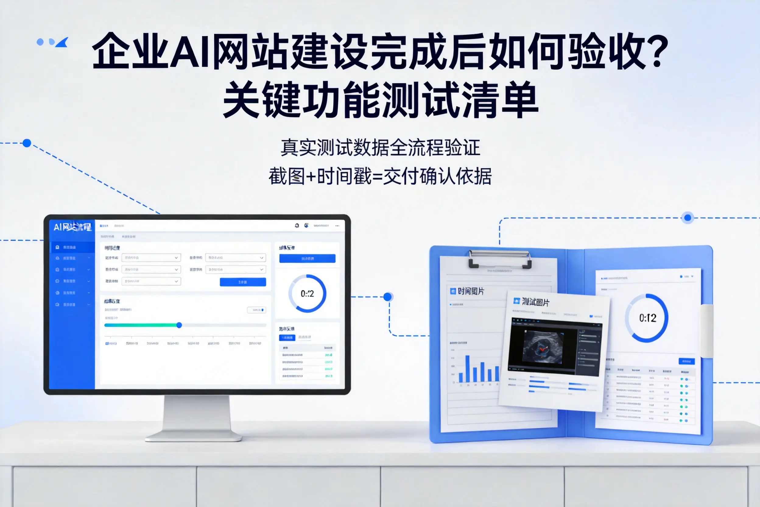 许昌企业AI网站建设完成后如何验收？关键功能测试清单