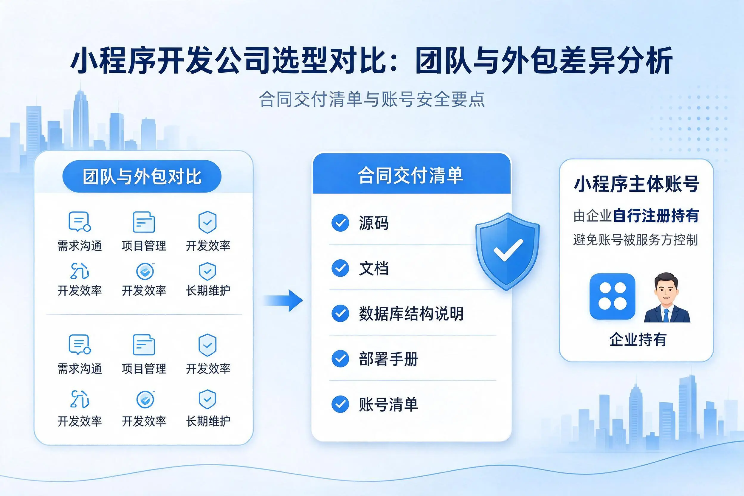 许昌小程序开发公司选型对比:团队与外包差异分析