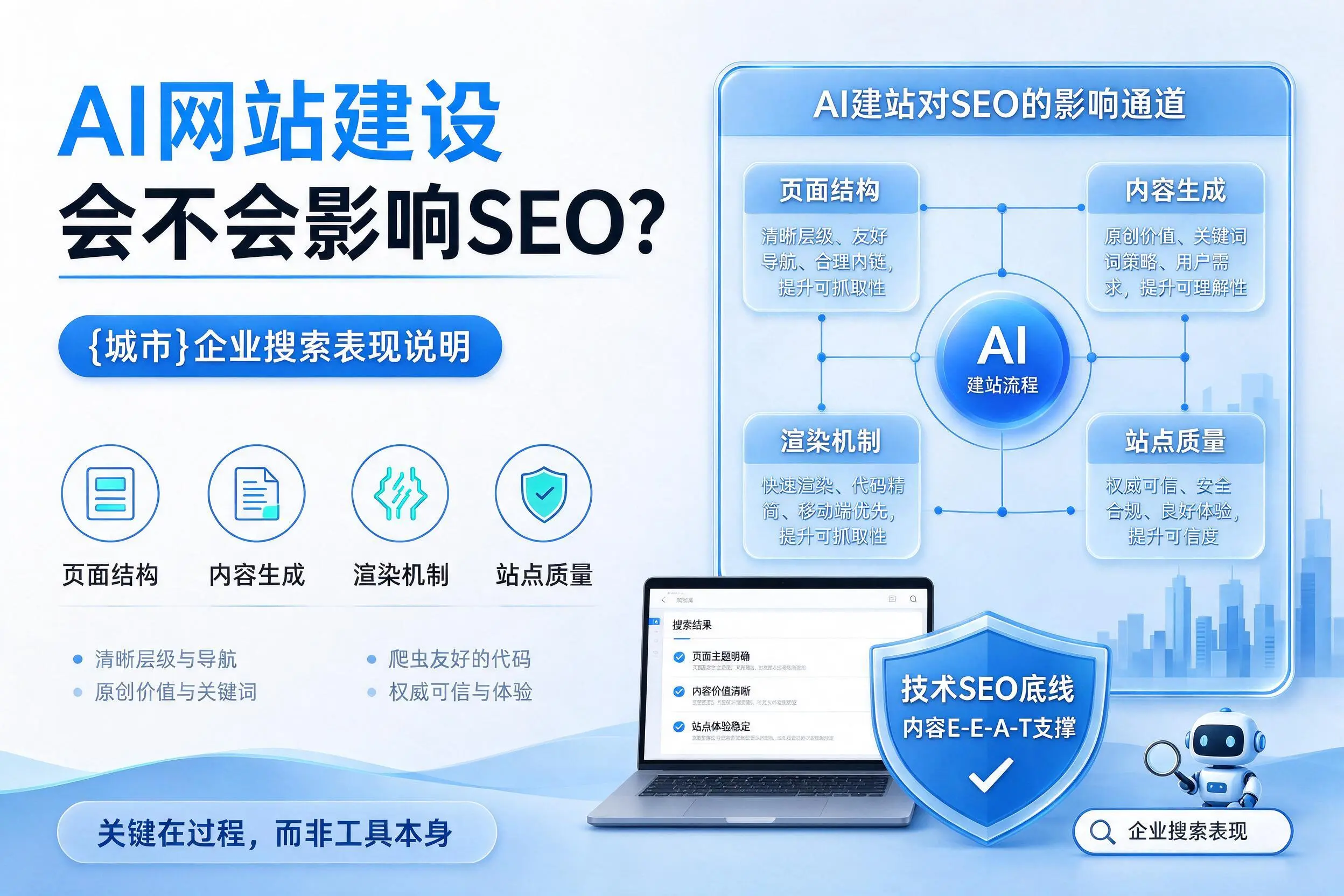 AI网站建设会不会影响SEO?许昌企业搜索表现说明