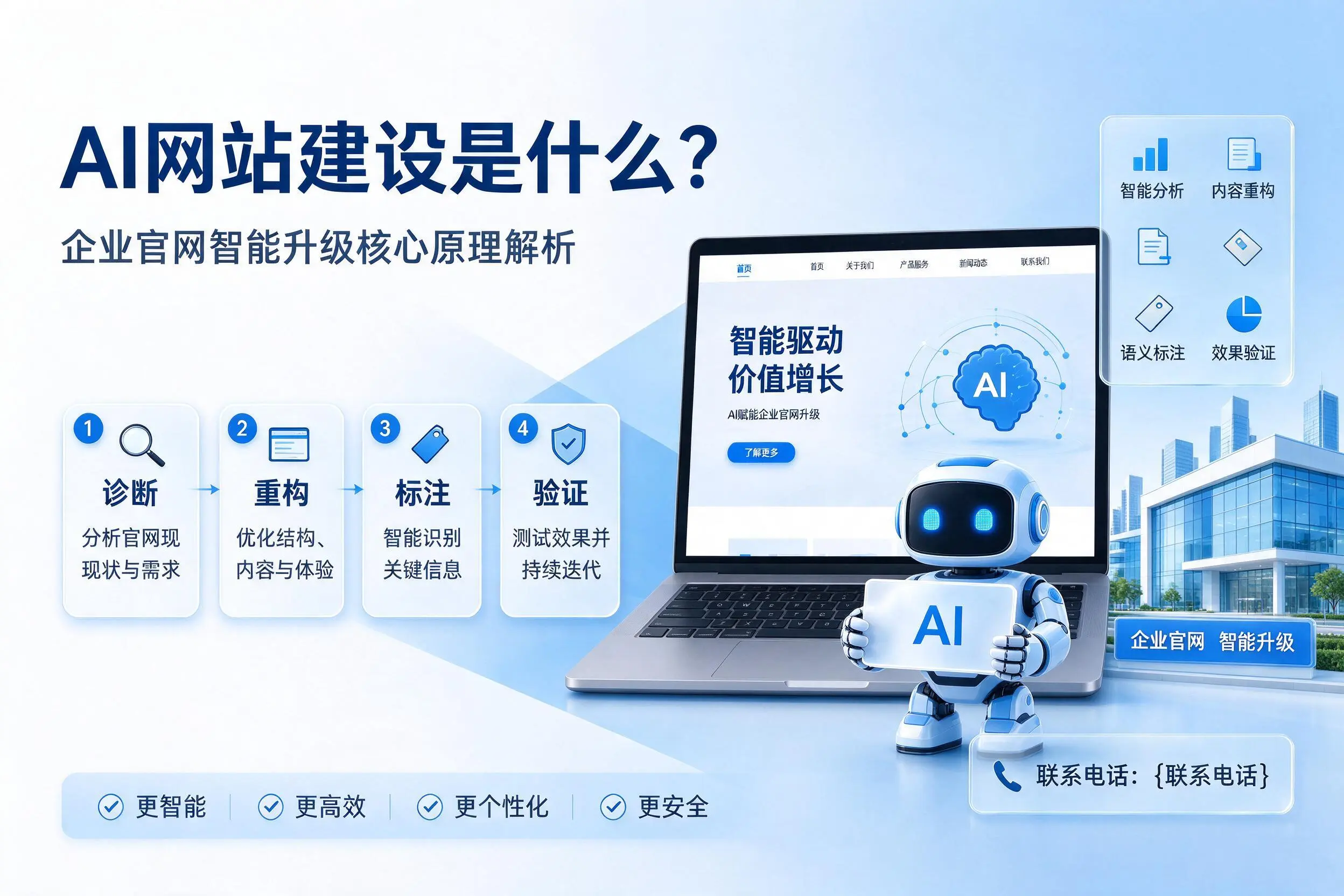 AI网站建设是什么?许昌企业官网智能升级核心原理解析