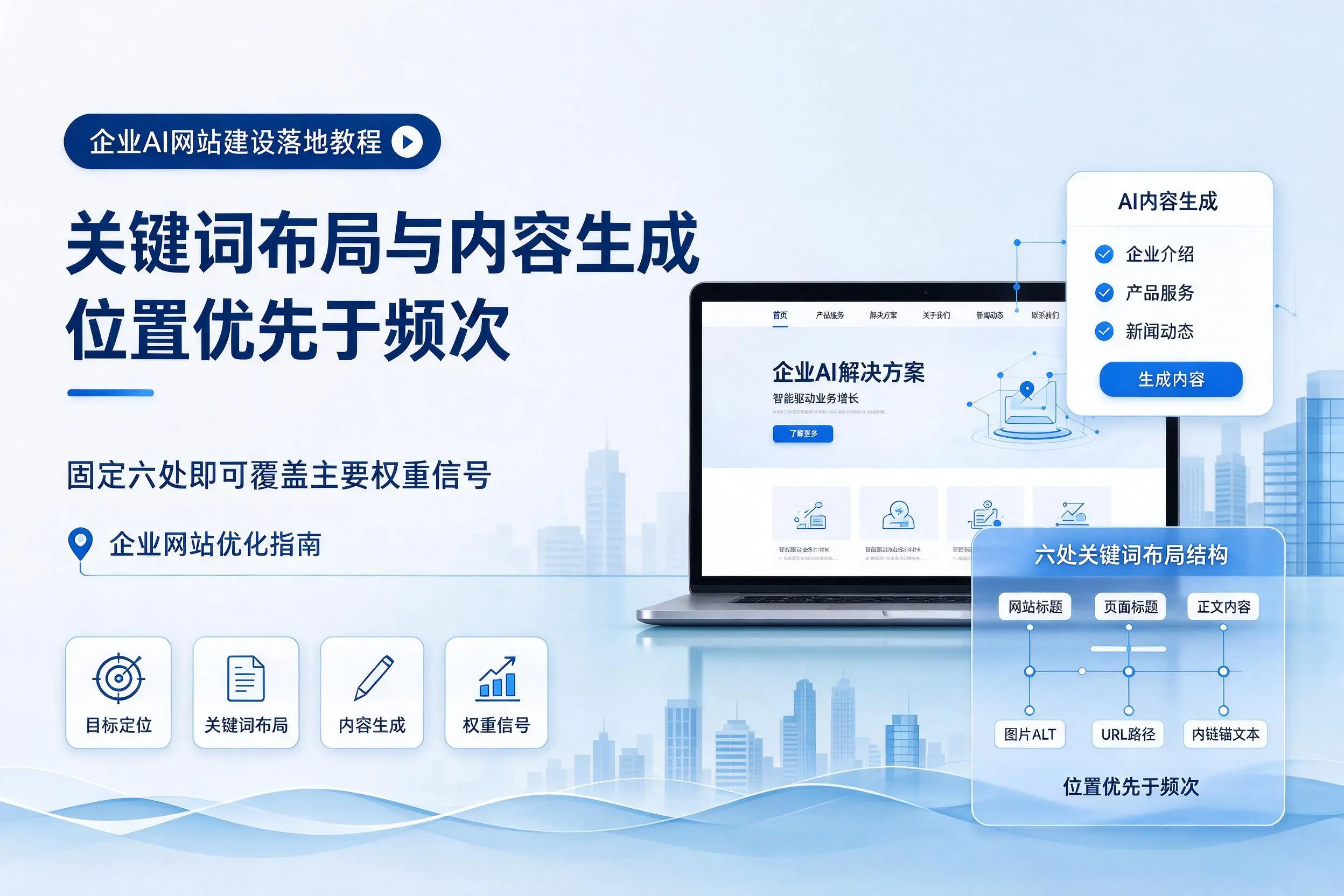 许昌企业AI网站建设落地教程:关键词布局与内容生成
