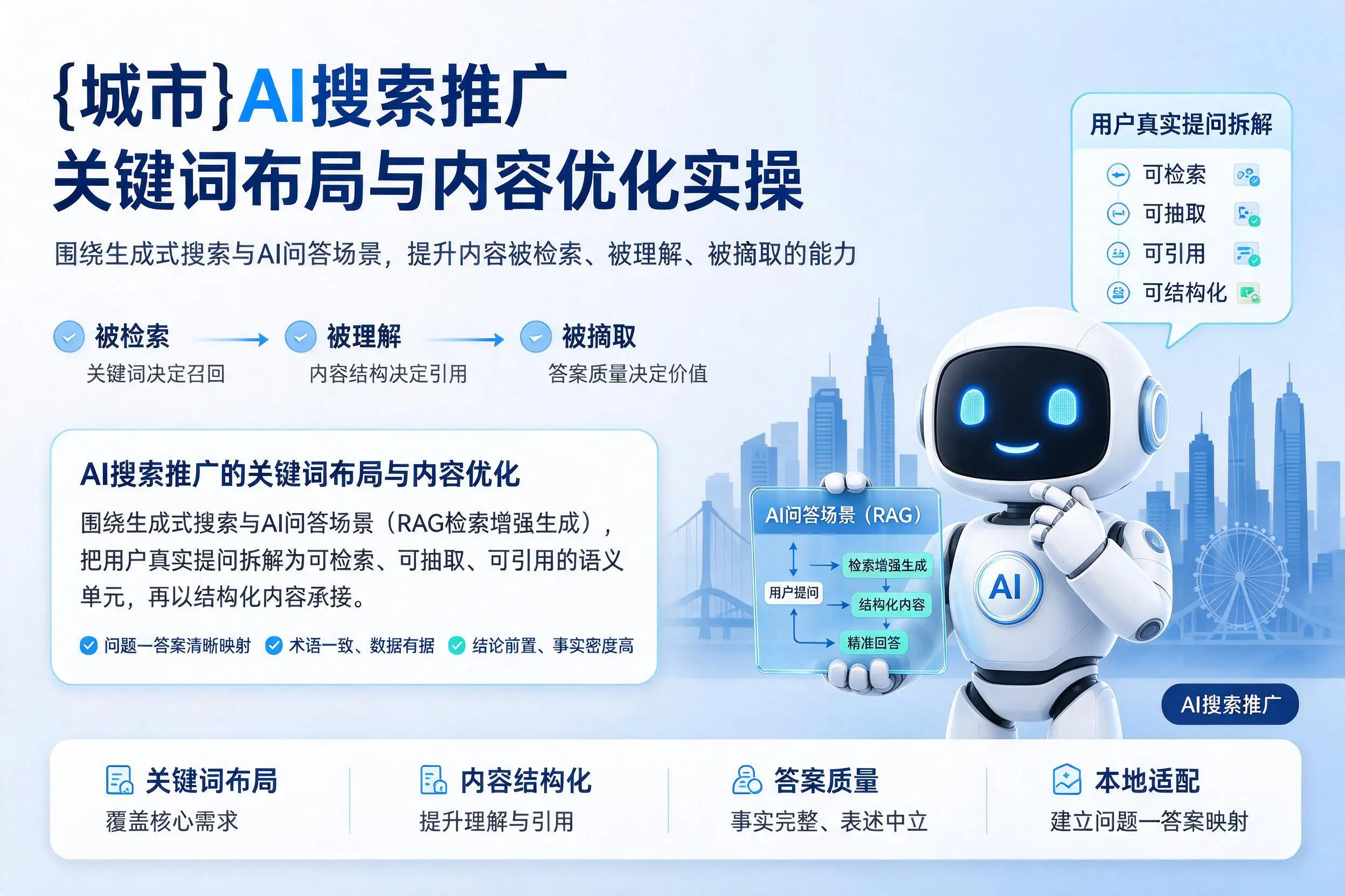 许昌AI搜索推广关键词布局与内容优化实操